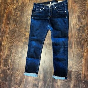 rag & bone Dark Blue Boyfriend Jeans